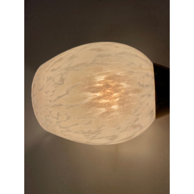 Murano Glass Brass Sconces, 1980s, Set of 3 For Sale - Image 6 of 11