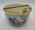 Ivory Vintage Chinoiserie Porcelain & Brass Covered Sugar Bowl For Sale - Image 8 of 11