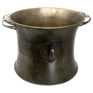 Early 20th Century Jardinière Hammered Brass