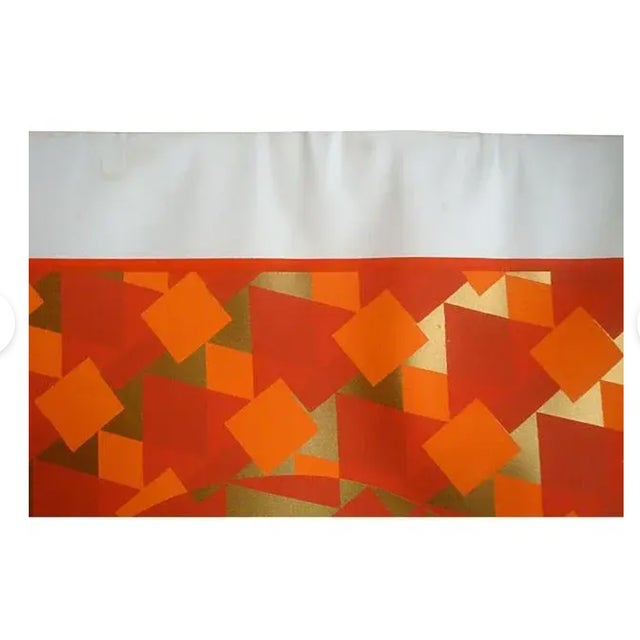 Victor Vasarely Artist Original Mid-Century Op Art Silkscreen Orange Gold Geometric For Sale - Image 4 of 4