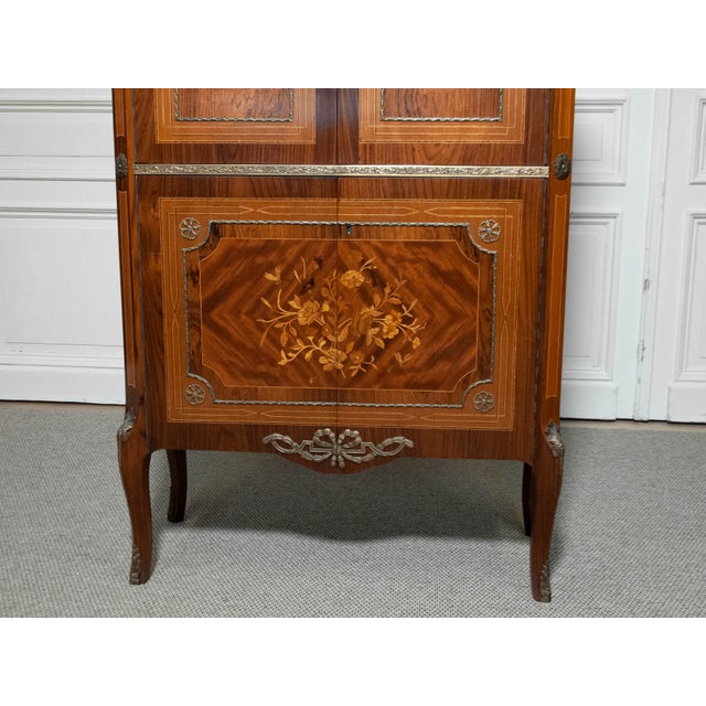 Mid-Century Modern Vintage Swedish Drybar Cabinet, 1940s For Sale - Image 3 of 15