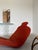 Bouloum Chaise Lounge Chair by Olivier Mourgue in Original Burnt Orange Textile For Sale - Image 12 of 16