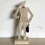 Contemporary Postmodern Sculpted Business Man With Green Tie and Briefcase For Sale - Image 3 of 6