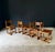Vintage Midcentury Handcrafted Design Dining Chair set of 5. Made in Belgium, 1950's period. One of a kind, made to...