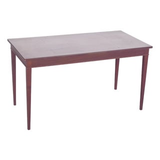 English Rectangular Coffee Table in Mahogany, 1950s For Sale
