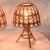 Mid-Century Modern Mid-Century Handmade Table Lamps in the style of Louis Sognot, 1960s, Set of 2 For Sale - Image 3 of 14
