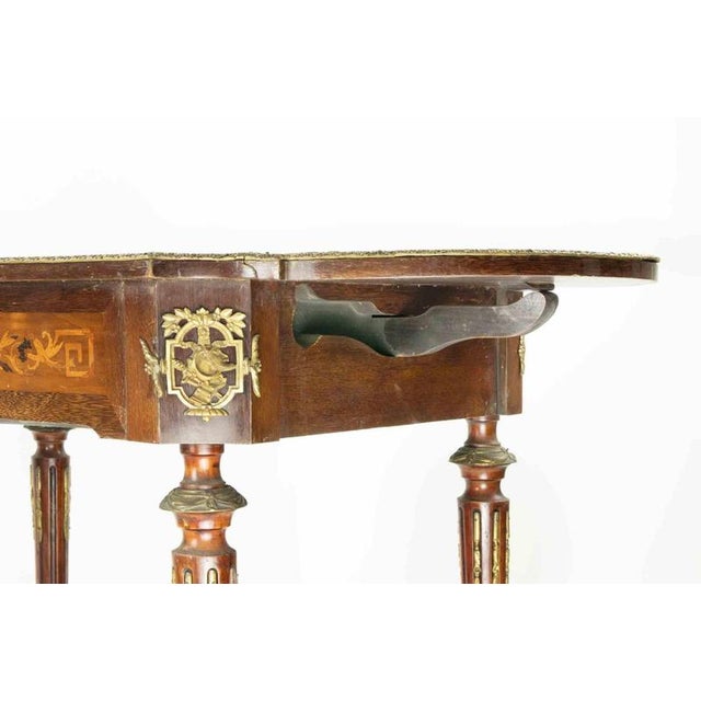 Napoleon III Opening Side Table, Mid-19th Century For Sale - Image 9 of 12