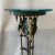 Magnificent Vintage Brass Swan Pedestal. The pedestal is made up of a glass top and a base crafted from brass with a...
