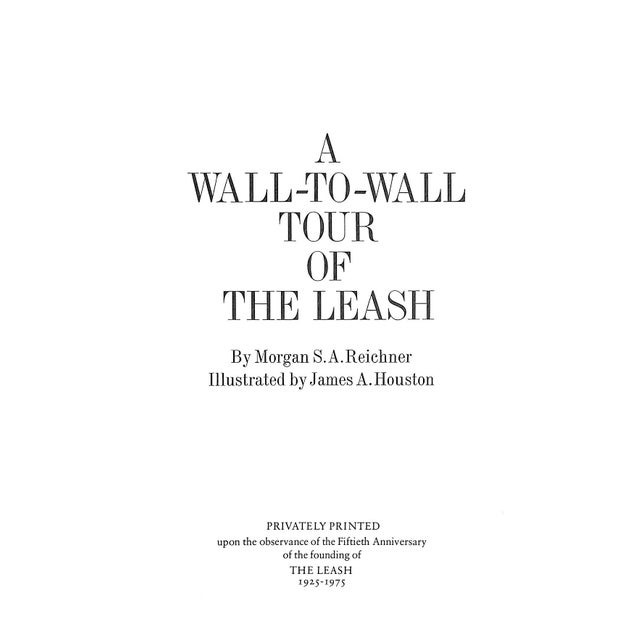 "A Wall-To-Wall of the Leash 1925-1975" Reichner, Morgan s.A. For Sale - Image 12 of 12