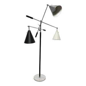 Italian Triennale Floor Lamp Attributed to Gino Sarfatti / Angelo Lelli