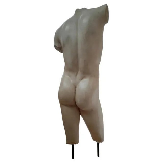 Late 19th Century Dorso Masculino Sculpture in Carrara Marble For Sale - Image 4 of 7