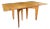 Mid 20th Century Attributed Heywood-Wakefield M166 Drop Leaf Dining Table — Mid-Century Modern Solid Maple, Sculpted Legs For Sale