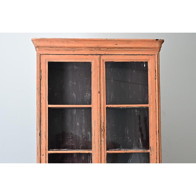 French 19th Century Painted Bibliotheque For Sale - Image 9 of 12