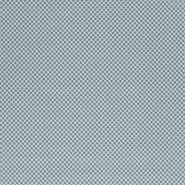 Zoffany Domino Spot Fabric in Porcelain For Sale