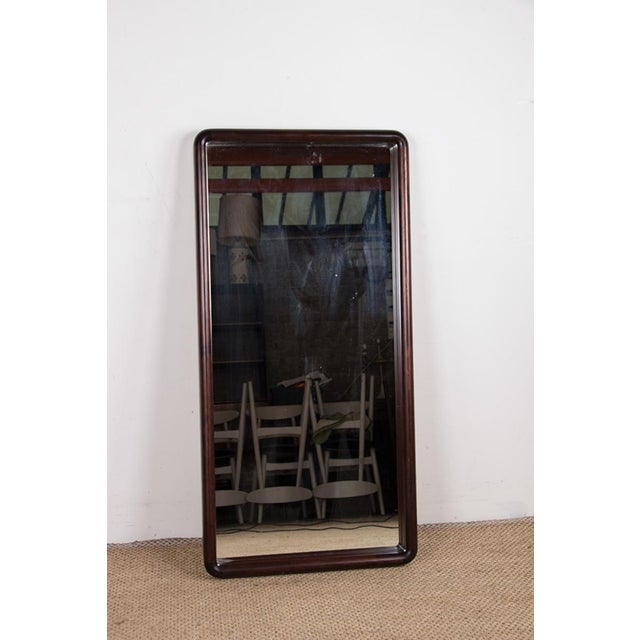Large Danish Model 206 Mirror in Glass & Rosewood by Aksel Kjersgaard, 1980s For Sale - Image 10 of 12