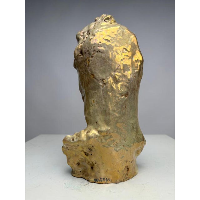 Domenico Matteucci Style Head of Girl by Pietro Melandri, 1950 For Sale - Image 6 of 11