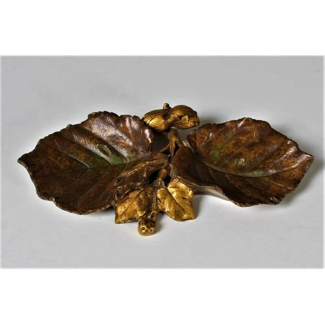 Metal Antique Bronze Desk Tray by Louchet Ciseleur, 1900s For Sale - Image 7 of 10