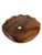 Mid Century Clam Shell Wood Bowl Catchall Cachepot For Sale - Image 4 of 5