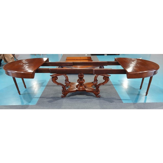 Extendable Ovale Basket Table, 1950s For Sale - Image 4 of 9