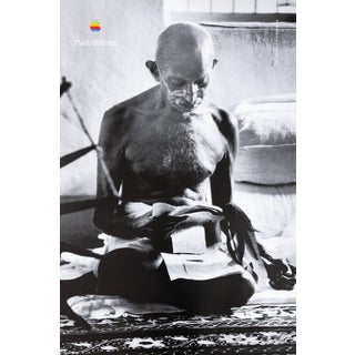Apple Mahatma Gandhi Poster For Sale