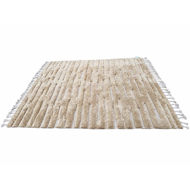 2020s Rh Morro Wool Rug – 9' X 12' Wheat | Hand-Knotted New Zealand Wool For Sale - Image 5 of 18