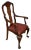 Antique High Back Armchair in Walnut, 1910 For Sale