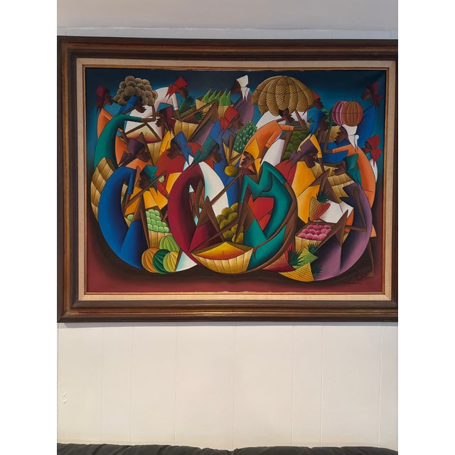 Contemporary 1970s Oil Painting by Fritz Rock For Sale - Image 3 of 3