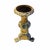 Wood Late 20th Century Hand Carved Wood Candlestick From India, in Gilt Rustic Finish For Sale - Image 7 of 11