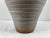 Brown Vintage Handmade Pottery Vase With Blue & Earth-Tone Swirl Glaze For Sale - Image 8 of 12
