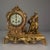 Metal Antique Figural Mantel Clock by Waterbury For Sale - Image 7 of 11