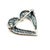 Traditional 1990s Tiffany & Co Estate Heart Brooch Pin Sterling Silver For Sale - Image 3 of 6