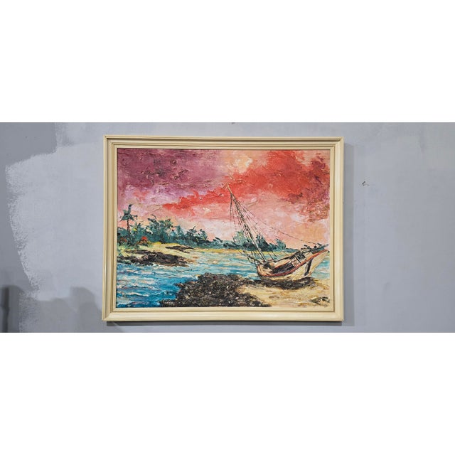 Angelo, 1961, Oil Painting on Canvas, Framed For Sale - Image 6 of 7