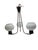 The wall lamp comes from the 1950s. Up to 250V (Europe/UK Standard).The wiring of this item may be original and might need...