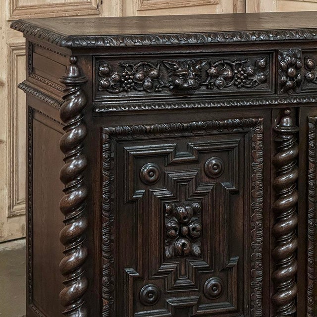 19th Century Flemish Renaissance Buffet ~ Credenza For Sale - Image 9 of 12