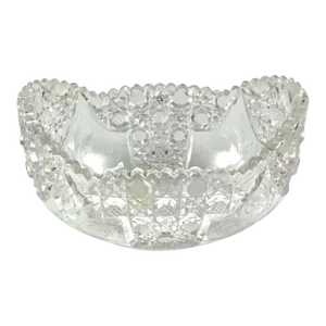 Vintage American Brilliant Period Cut Glass Fruit Bowl