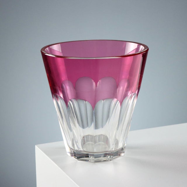Glass Crystal Vase from Val Saint Lambert For Sale - Image 7 of 7