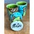 Vintage Hand-Painted Ceramic Cups For Sale - Image 12 of 12