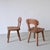 Rustic Rustic Carved and Stained Pine Chairs, Sweden, 1940s, Set of 2 For Sale - Image 3 of 7