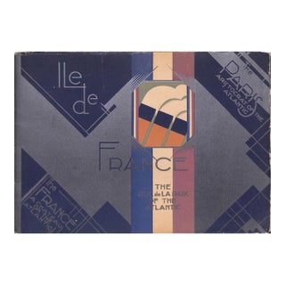 "Ile De France: The Rue De La Paix of the Atlantic" 1930 For Sale
