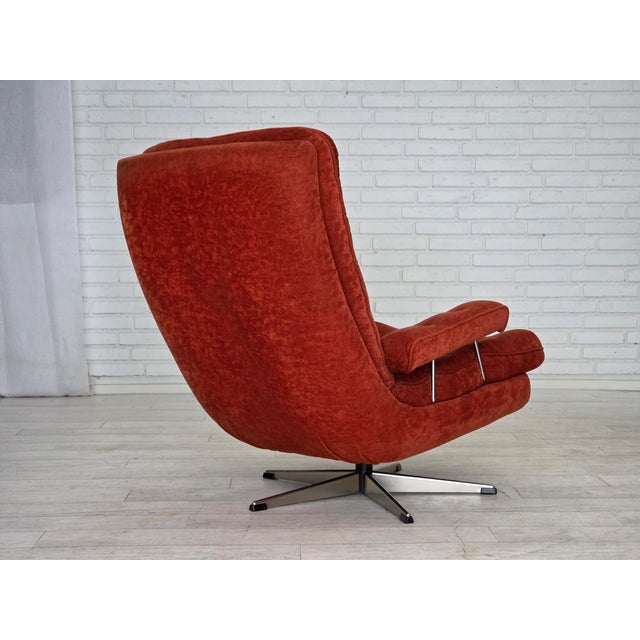 Swedish Swivel Armchair from Ulferts Möbler, 1970s For Sale - Image 6 of 18