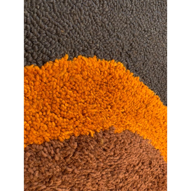 Modern Vintage Abstract Rug, 1980s For Sale - Image 3 of 7