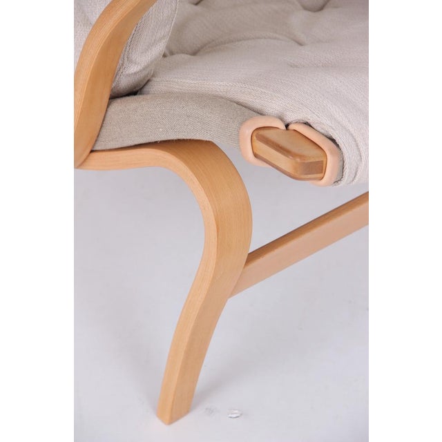Set of Pernilla Armchair and Stools by Bruno Mathsson for Dux, 1969 For Sale - Image 9 of 15