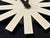 Exceedingly rare original Howard Miller white Asterisk clock with sweeping second hand clock. Most of these clocks have...