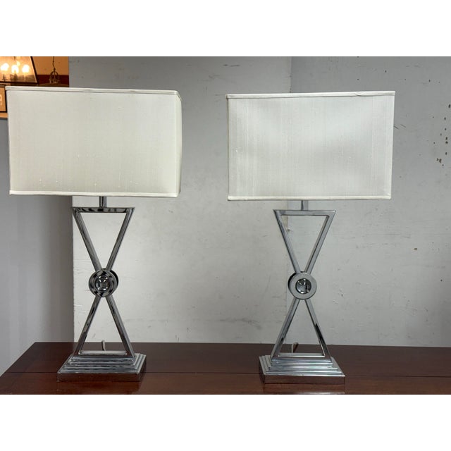 Walt Disney Signature Metropolitan Table Lamps, Pair For Sale - Image 4 of 12