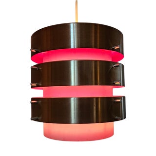 Mid-Century Modern Pendant Light in style of Jo Hammerborg, Denmark, 1970s For Sale