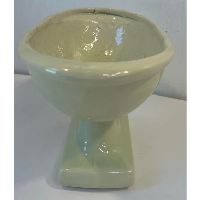 Mid-Century Modern Vintage Mint Green Mid Century Planter For Sale - Image 3 of 8