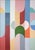 Art Deco 2026, Bauhaus Geometric Triptych Painting in Vivid Pastel Tones, Chromatic Deco Radiance, Acrylic Paint on Watercolor Paper For Sale - Image 3 of 11