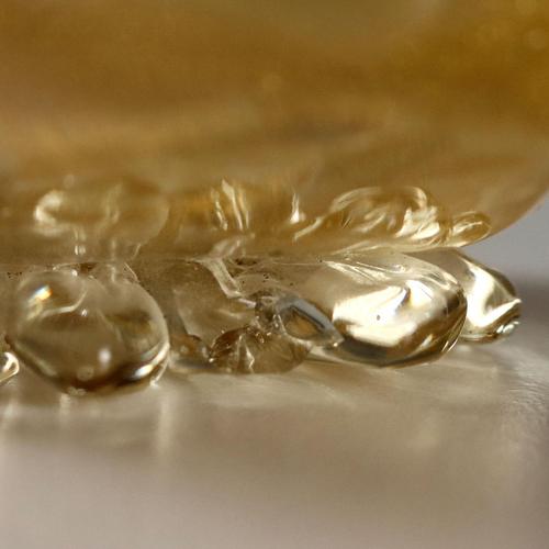 Yellow Murano Glass Ducks with Gold Inclusions, Set of 2 For Sale - Image 8 of 9