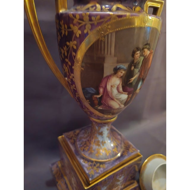 Early 19th Century Early 19th Century Royal Vienna Porcelain Urn For Sale - Image 5 of 13