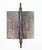 Set of Antique Victorian 4.5 X 4.5 In. Cast Iron Door Hinges For Sale - Image 6 of 6